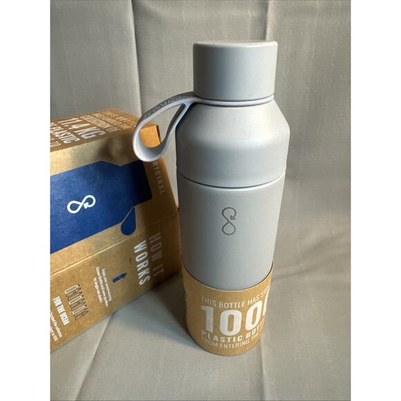 Ocean Bottle Vacuum Insulated Stainless Steel 500ml / 16.9oz Rock Grey - NWT - Picture 3 of 9